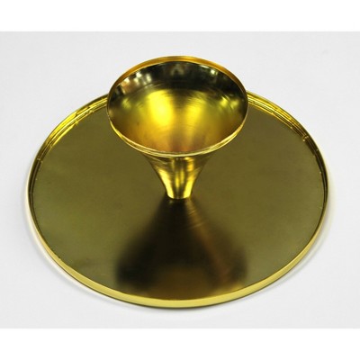 10&#34; Metallic Cake Serving Stand - Spritz&#8482;_3