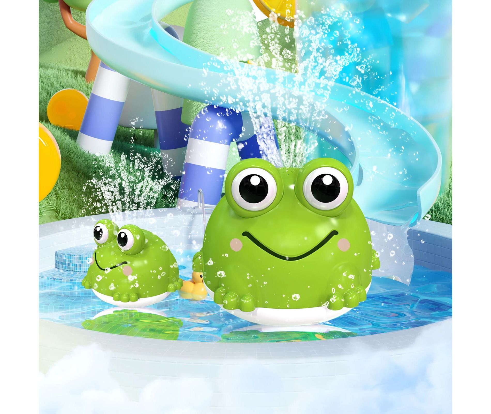 Bath toys, Cute Spray toys,  Summer Water toys, Parent-child Interaction Gift, Summer water play Essential, SAFE and drop-resistant