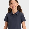 Girls' Uniform Polo T-Shirt - All In Motion™ - 3 of 3