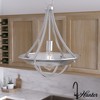 Hunter Fans 14" Perch Point Ceiling Light Brushed Nickel Finish - 3 of 4