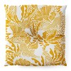evamatise Surreal Jungle in Bright Yellow Square Floor Pillow - Deny Desings - 2 of 2