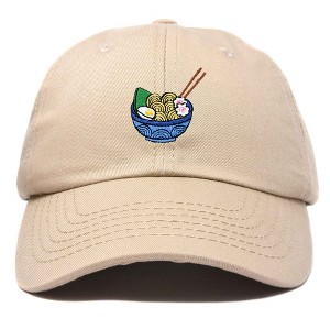 Dalix Noodle Embroidered Womens Ramen Cotton Dad Hat Baseball Cap Adjustable Womens - 1 of 4