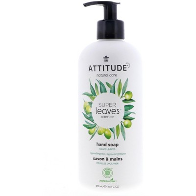 Attitude Super Leaves Hand Soap, Olive Leaves, 16 oz