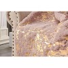 NicBex Luxury Chinchilla Faux Fur Gilded Throw Blanket for Bed Chair Sofa - 3 of 4
