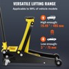 VEVOR Floor Jack, 2.5 Ton Low Profile Floor Jack, Heavy-duty Steel Racing Floor Jack with Dual Pistons Quick Lift Pump, Floor Jack - 4 of 4