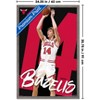 Trends International NBA Chicago Bulls - Matas Buzelis 25 Framed Wall Poster Prints - 3 of 4