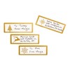 Juvale Christmas Design Printable Address Labels for Holiday Cards, Presents Wrapping, Silver Foil - 210 Stickers - 4 of 4