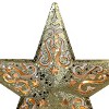 Northlight 8.25" Gold Glitter Star Christmas Tree Topper - Clear Lights - 3 of 4