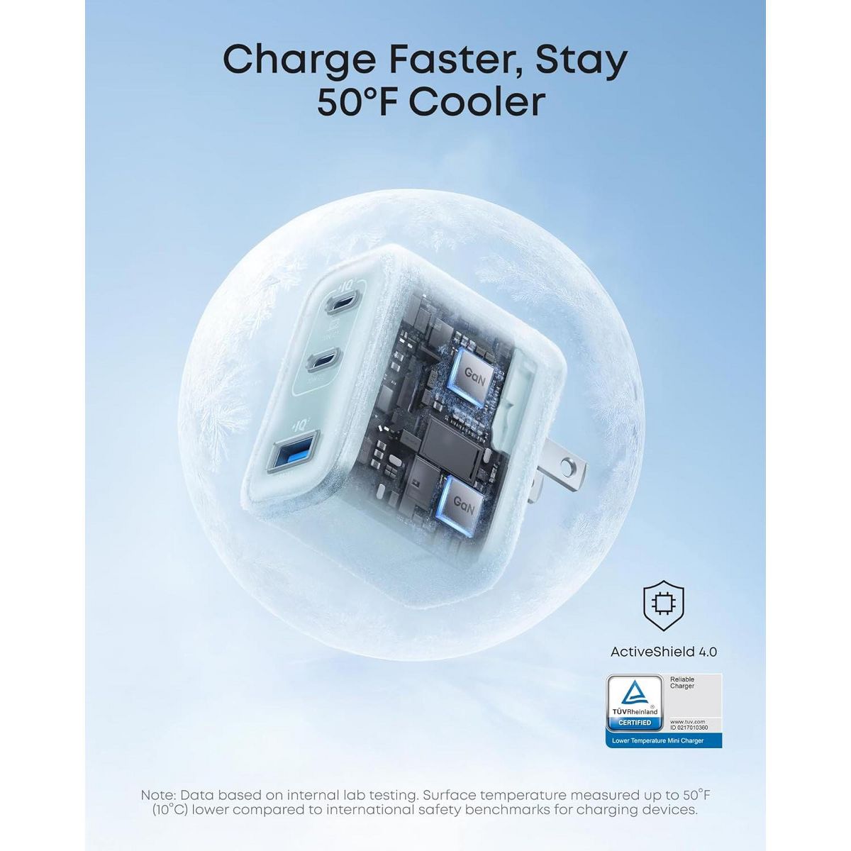 Anker Nano Charger, Ultra-Fast 70W Output 3-Port - thumbnail 10