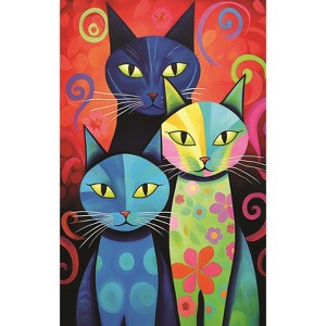 Sunsout Cat Family 550 pc Jigsaw Puzzle 71354 - 1 of 4