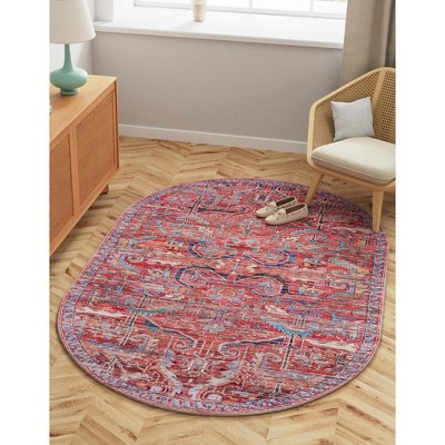 Unique Loom Maahru Collection Area Rug - Waxing Moon