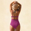 Women's Cutout Scallop Trim One Piece Swimsuit -Cupshe - 4 of 4