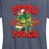 Women's - Teenage Mutant Ninja Turtles - Pizza Power Short Sleeve Graphic T-Shirt - 2 of 4