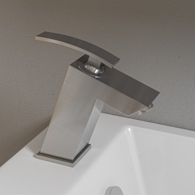 ALFI AB1628-BN Brushed Nickel Single Lever Bathroom Faucet
