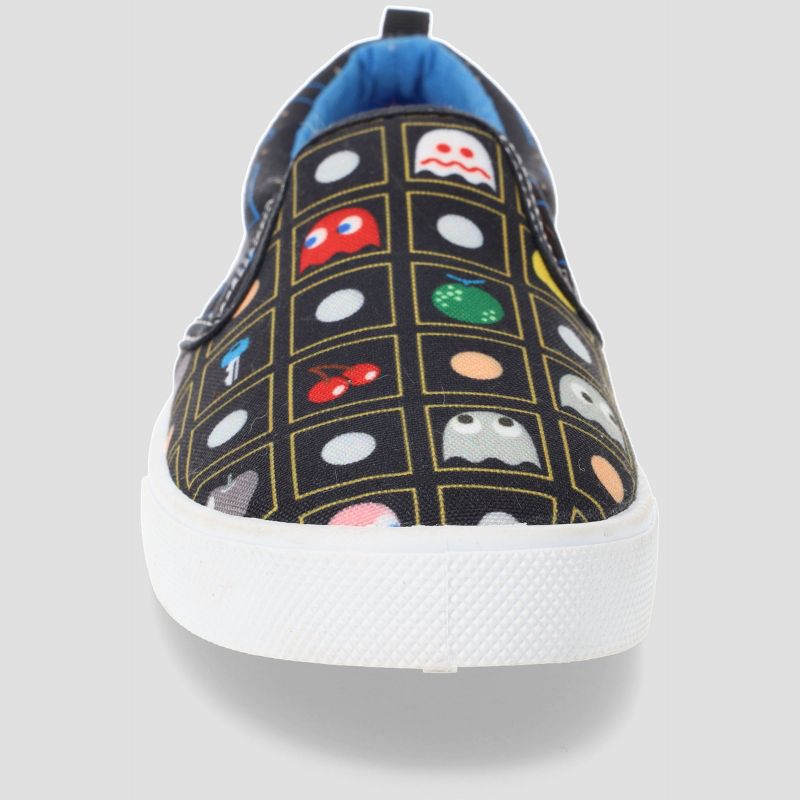 PAC-MAN Boy's Slip-On Canvas Sneakers with Graphic Print, 3 of 7