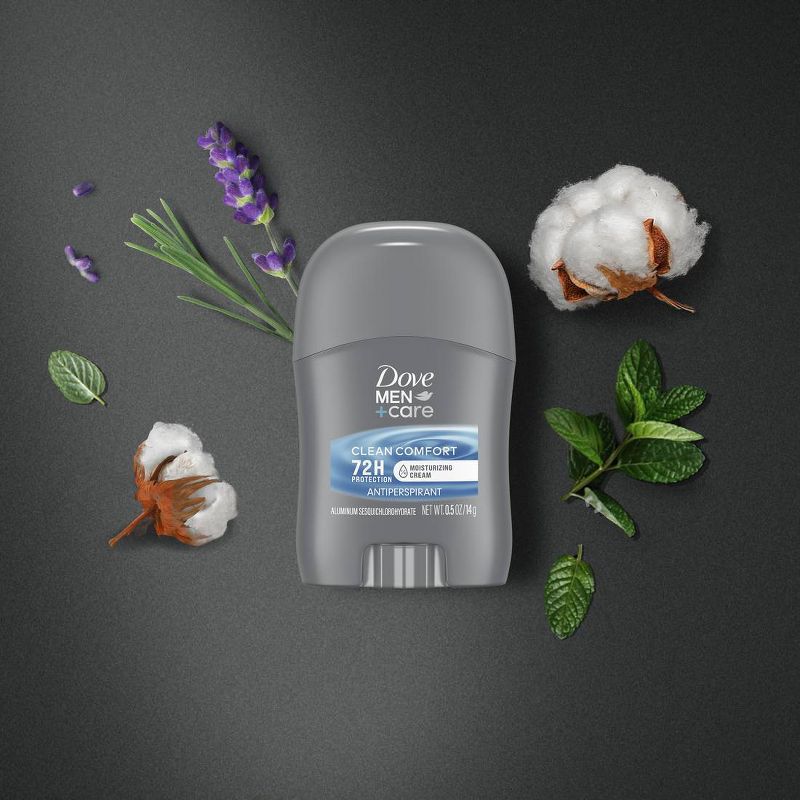 Dove Men+Care 72-Hour Antiperspirant &#38; Deodorant Stick - Trial Size - Clean Comfort - 0.5 oz, 3 of 8