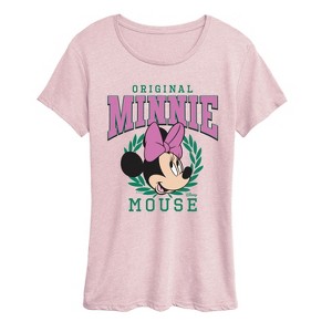 Women's - Disney - Minnie Crest Short Sleeve Graphic T-Shirt - 1 of 3