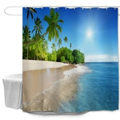 LunaLulinlk Beach Shower Curtain