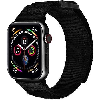 WorryFree Gadgets Rugged Nylon Sports Strap With Woven Loop Band Compatible with Apple Watch Band for Men Women iWatch Band Series 8 7 6 SE 5 4 3 2 1