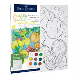 Faber-Castell Paint by Number Watercolor Set - Produce