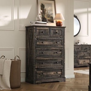 Farmhouse Wood Dresser for Bedroom - 1 of 1