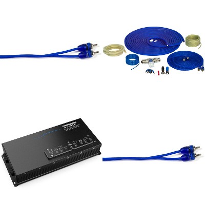 AudioControl ACX-600.6 All Weather 50 watts RMS x 6 at 4 ohms with 4 Gauge OFC Pure Copper Wiring Kit