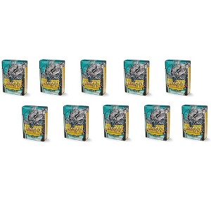Dragon Shield 10 Packs Dragon Shield Classic Mini Japanese White 60 ct Card Sleeves Display Case - 1 of 4