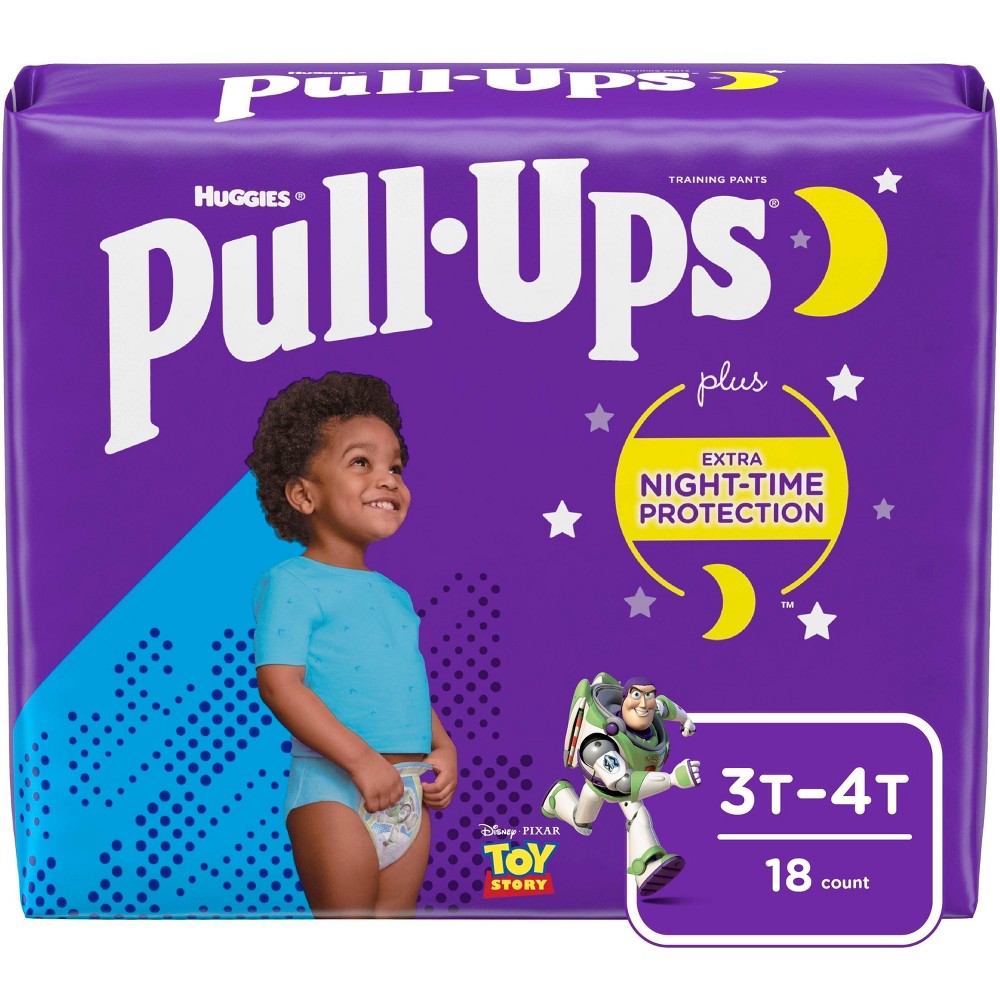 UPC 036000412628 product image for Huggies Pull-Ups Boys' NightTime Training Pants Jumbo Pack - Size 3T-4T - 18ct | upcitemdb.com