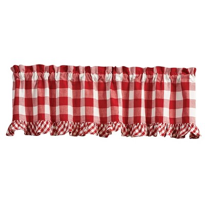 Park Designs Buffalo Check Ruffle Valances 60"x14"
