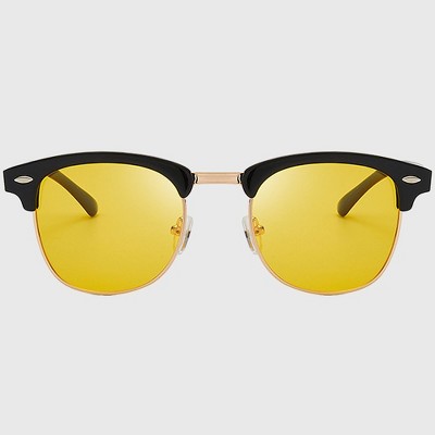 Anna-Kaci Men's Polarized Clubmaster Sunglasses - Metal & PC Frame Retro Style Shades