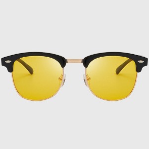 Anna-Kaci Men's Polarized Clubmaster Sunglasses - Metal & PC Frame Retro Style Shades - 1 of 4
