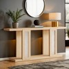 Hommoo Long Console Table with Acrylic Base - 3 of 4