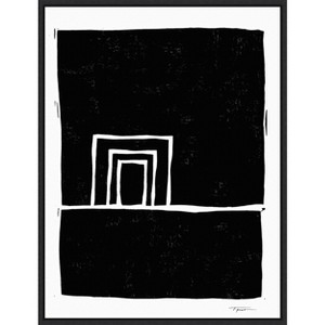 Amanti Art Abstract Blocks by Statement Goods Canvas Wall Art Print Framed 18 x 24-in. - 1 of 4