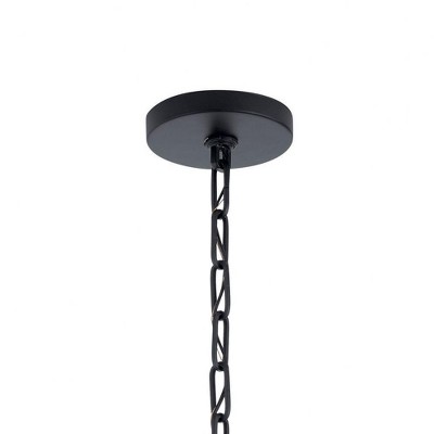 Abbotswell Black 19" 4-Light Open Cage Pendant