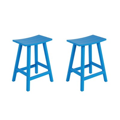 WestinTrends Outdoor Patio Adirondack Counter Height Stool Chair