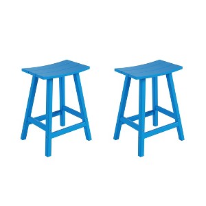 WestinTrends Outdoor Patio Adirondack Counter Height Stool Chair - 1 of 4
