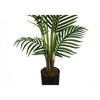 Monarch Specialties Artificial Plant 57 inch Tall Palm Tree Indoor Faux Fake Floor Greenery Potted Real Touch Decorative Green Leaves Black Pot - 3 of 4