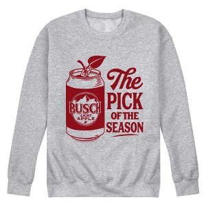 Men's - Busch - Apple Can Graphic Fleece Sweatshirt : Target