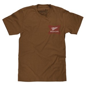 Tee Luv Miller High Life Front and Back Logo T-Shirt - 1 of 4