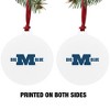 Millikin University Secondary Logo Aluminum Holiday Christmas Tree Ornament - 2 of 4