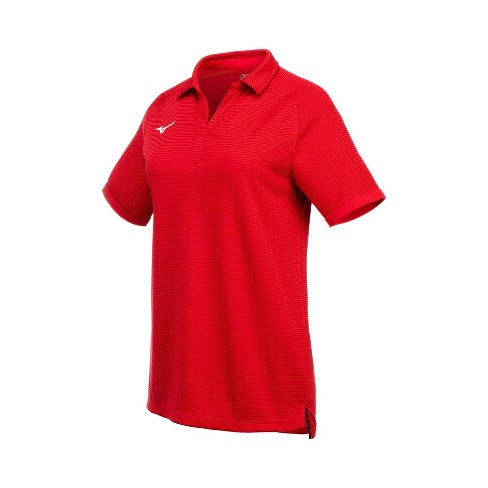 Mizuno Women's Scout Polo Womens Size Small In Color Red (1010)