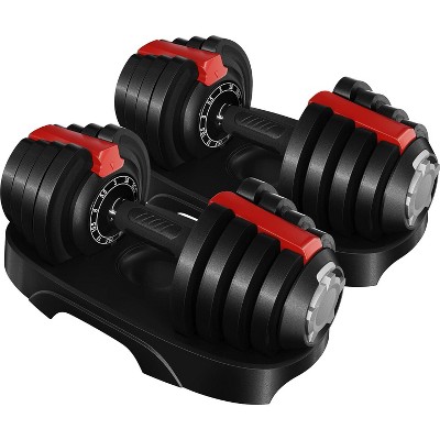 Fast Adjustable Dumbbell Set for Home Gym, Professional Strength Equipment for Men & Women