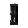 NicBex Buffet Cabinet with Storage 42" Tall Corner Bar Cabinet Sideboard Cabinet with 8 Bottle Cubbies and Double Door for Living Room - 2 of 4