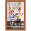 PosterPalooza | Photo Size Slim Profile Brown Frame - UV Acrylic, Foam Board Backing, Hanging Hardware - 2 of 4