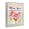 Stupell Industries Retro Vintage Restaurant Check Black Framed Giclee Art - 3 of 4
