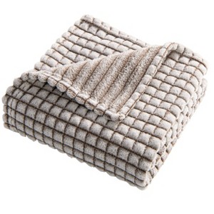 Plush Soft Flannel Baby Blanket, Warm and Cozy Unisex Toddler Blanket, 30x40 Inches - NTBAY - 1 of 4
