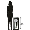 Howard Miller Alvarez Wall Clock 625440 Black Satin - 2 of 3