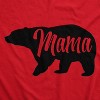Womens Mama Bear T shirt Cute Funny Best Mom of Boys Girls Cool Mother Tee - Crazy Dog Women's T Shirt - 2 of 4