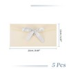 Unique Bargains Bow Tie Design Invitation Envelopes for Greeting Cards Wedding Birthday Christmas 5 Pcs - 2 of 4