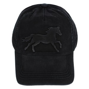 CTM Unisex Vintage Style Horse Baseball Cap - 1 of 3